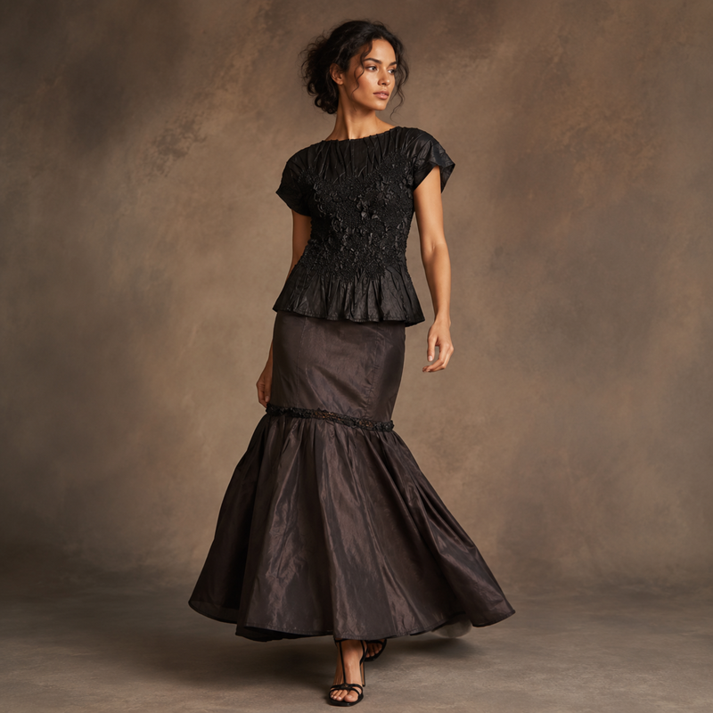 Chocolate Amour Couture Mermaid Skirt