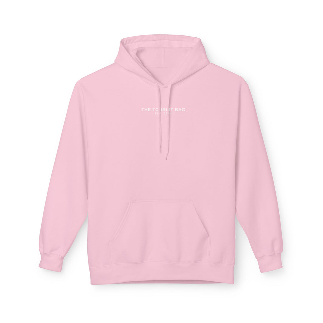 Blush Tides Flamingo Emblem Hoodie (Pink)