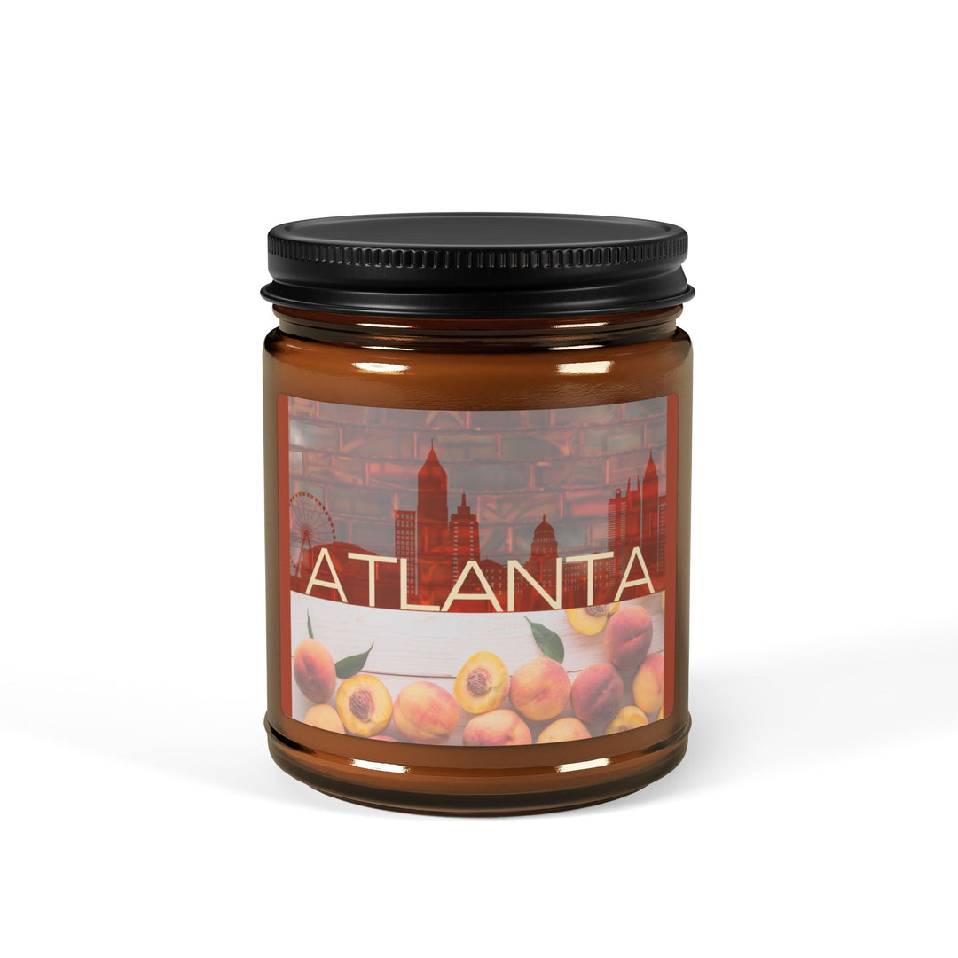 Atlanta Series, Brick & Bloom – Amber Jar Soy Candle (9 oz) product image from The Tourist Bag