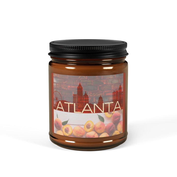 Atlanta Series, Brick & Bloom – Amber Jar Soy Candle (9 oz) product image from The Tourist Bag
