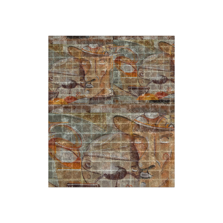 Brickwall Echoes - Crushed Velvet Blanket product image from The Tourist Bag