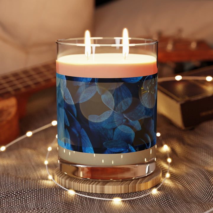 Sapphire Vows, Ocean Mist and Moss Scented Candle (Full Glass, 11oz)