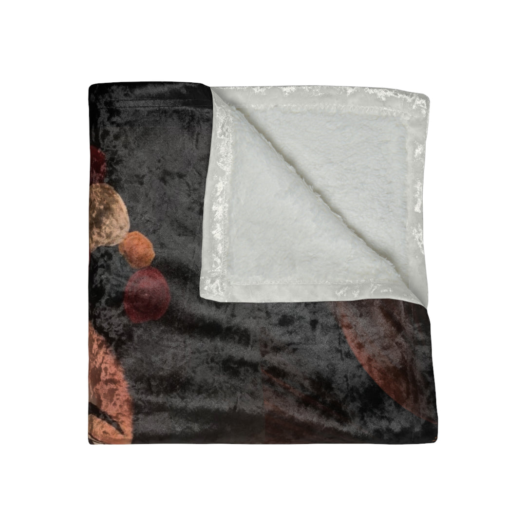 Frida by Aura – Midnight Muse Crushed Velvet Blanket