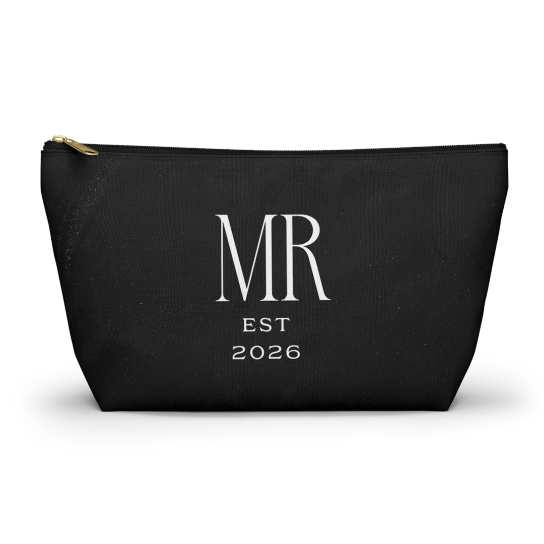 Midnight Union Groom Pouch  —  Mr Est 2026 Travel Bag
