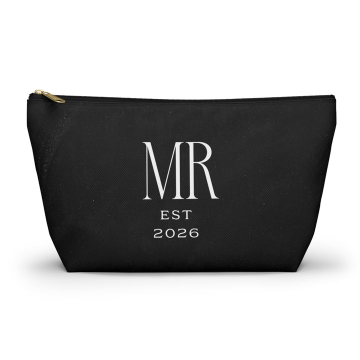 Midnight Union Groom Pouch  —  Mr Est 2026 Travel Bag
