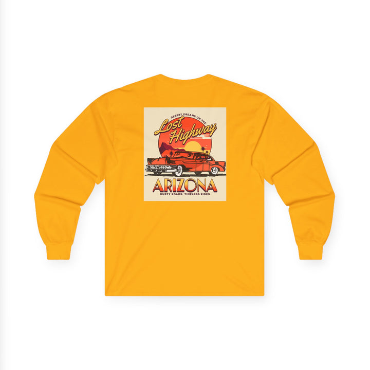 Lost Highway – Arizona Classic— Unisex Ultra Cotton Long Sleeve Tee (Gold)