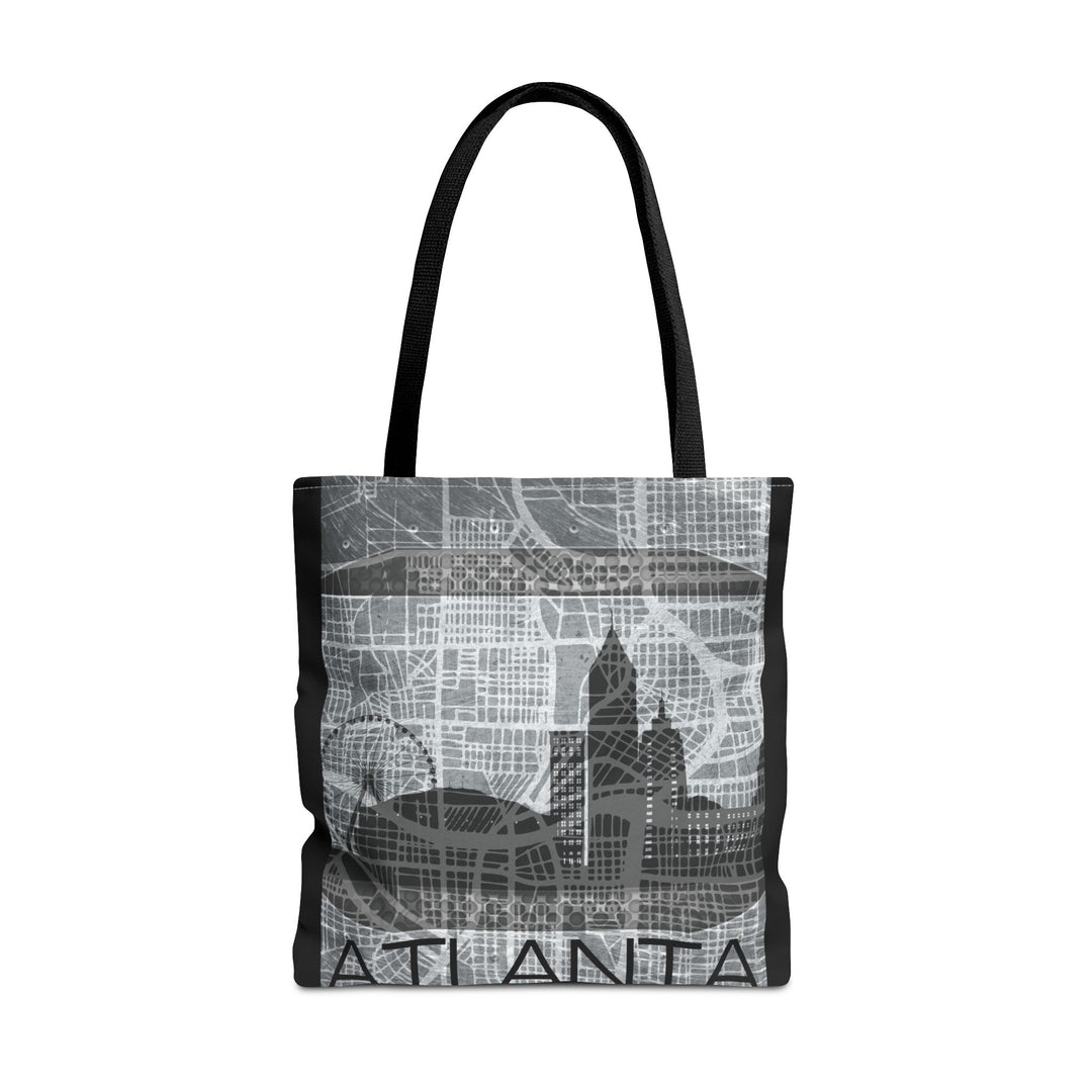 Atlanta Series, Blueprint Cityscape, Tote Bag