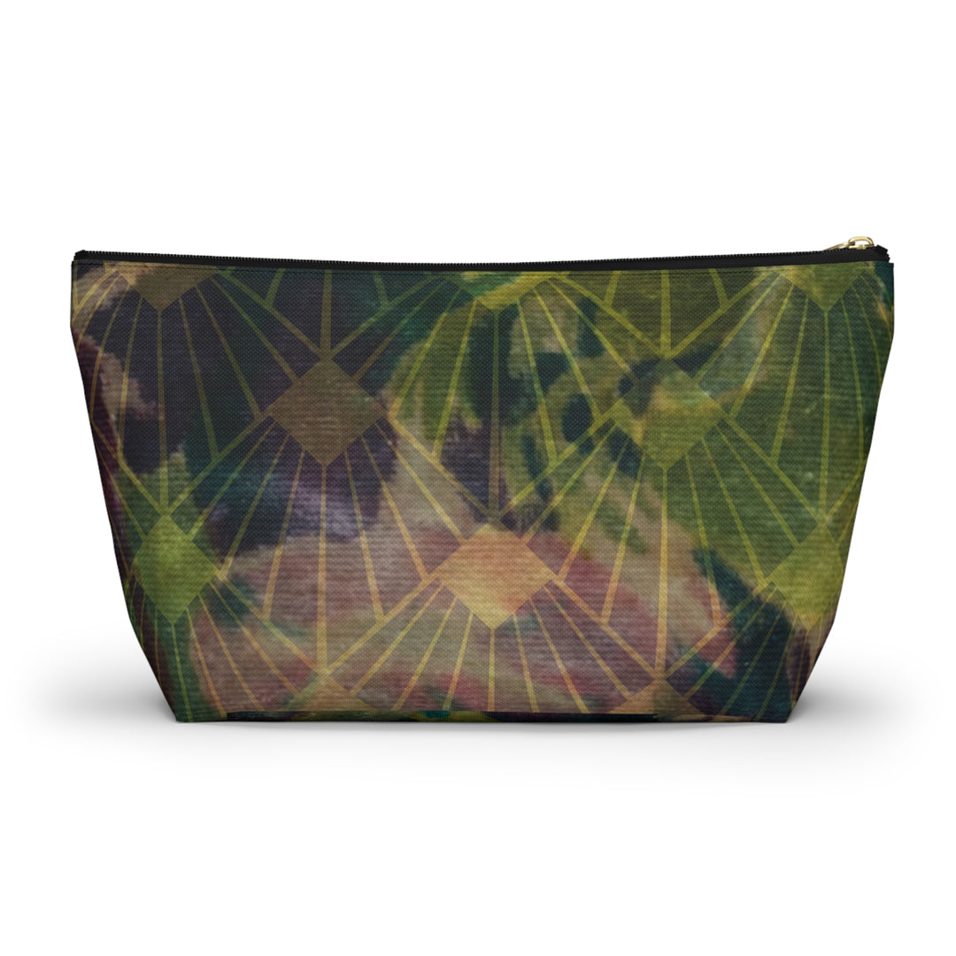 Verdant Harvest Accessory Pouch | Vineyard-Inspired Zip Pouch