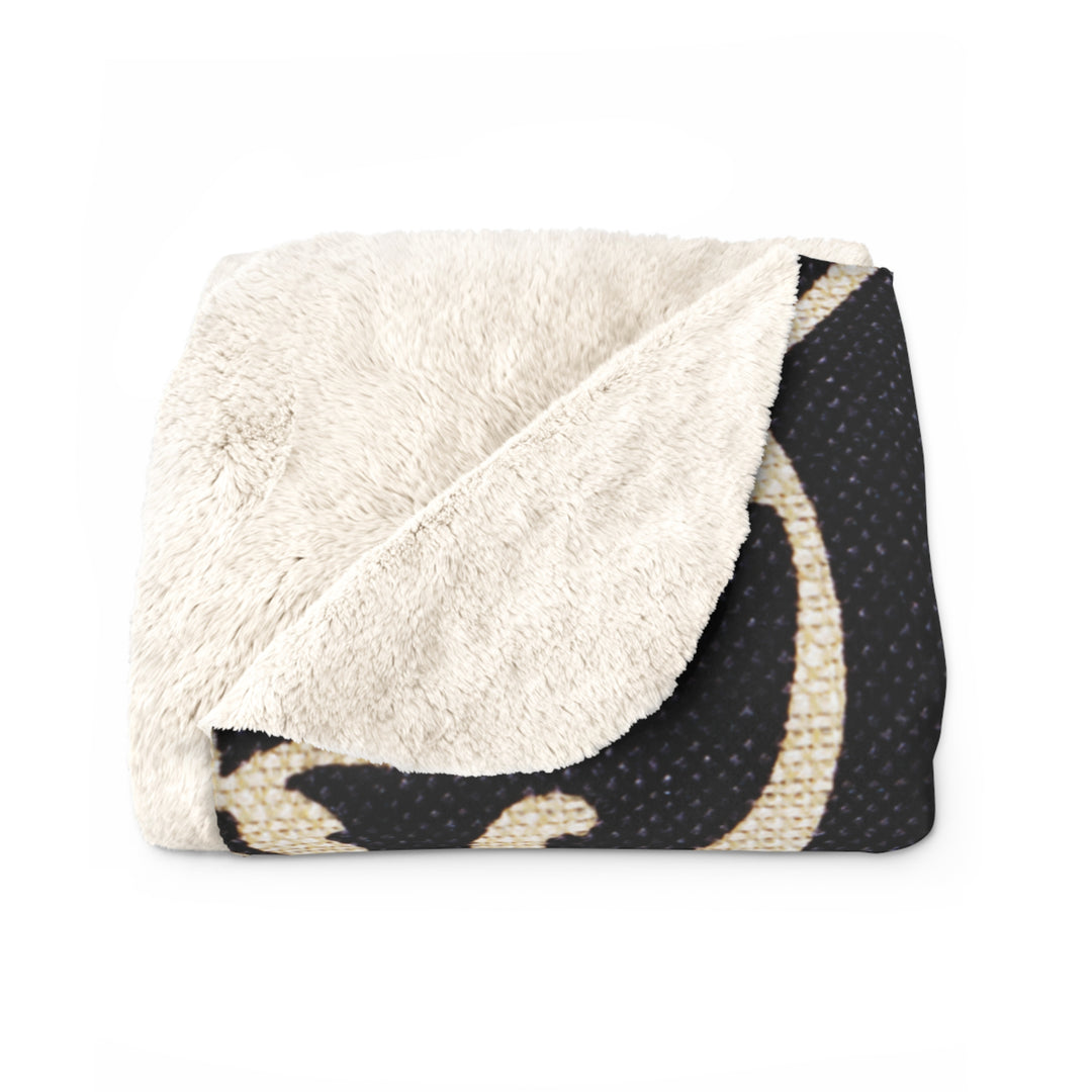 Vineyard Elixir Noir Sherpa Fleece Blanket | Vintage Vineyard Cozy Throw(50 x 60)