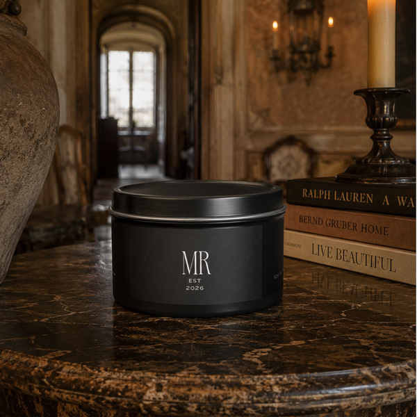 Midnight Union Groom Candle  —  Mr Est 2026 Spa Retreat Scent