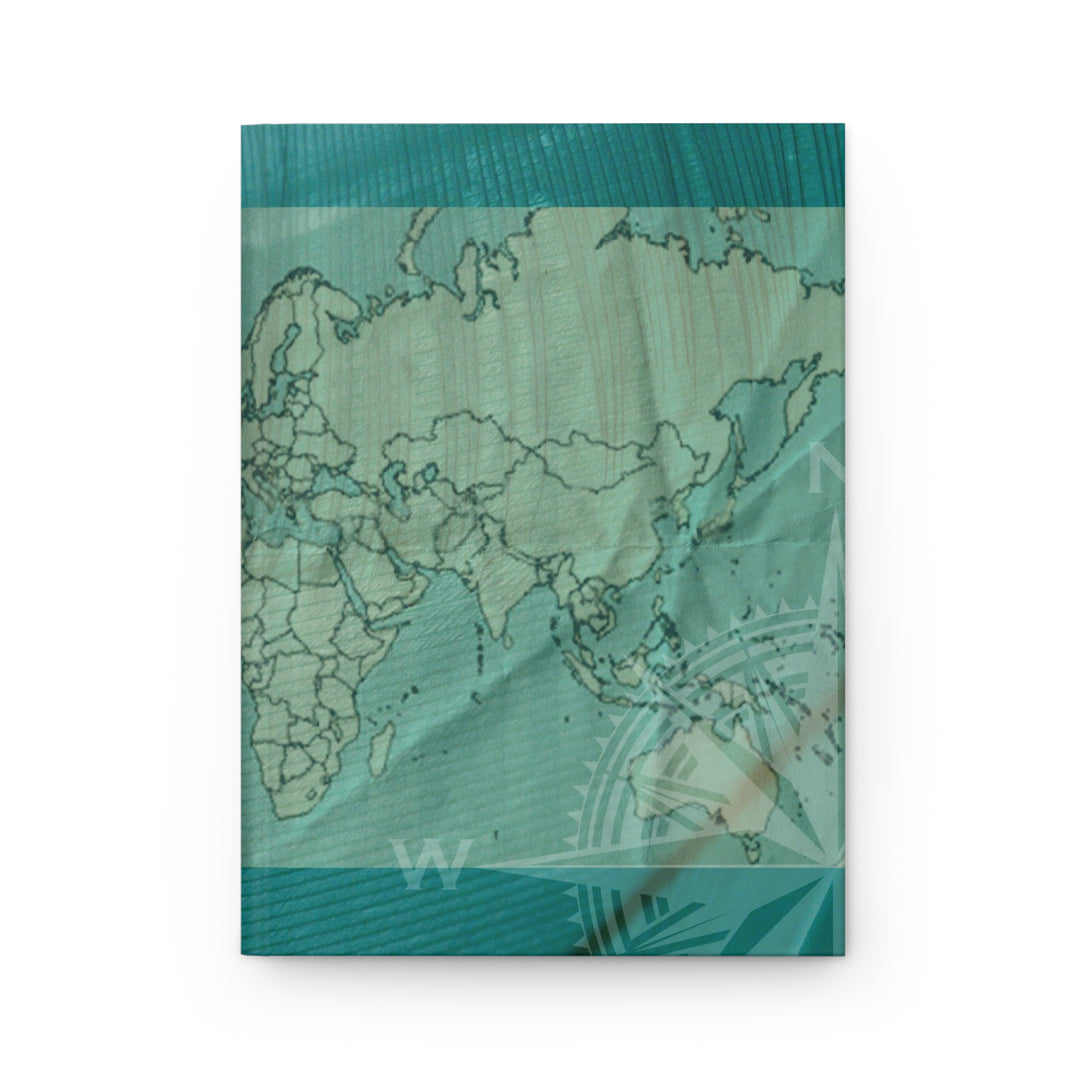 Seafoam Compass – Hardcover Journal Matte