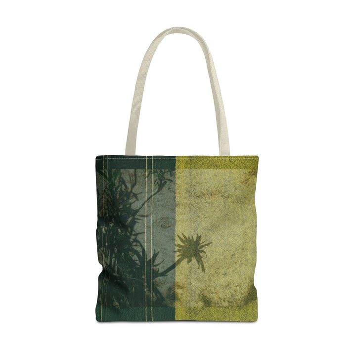 Wildflower Reverie Tote Bag – Green & Gold Floral Travel Bag