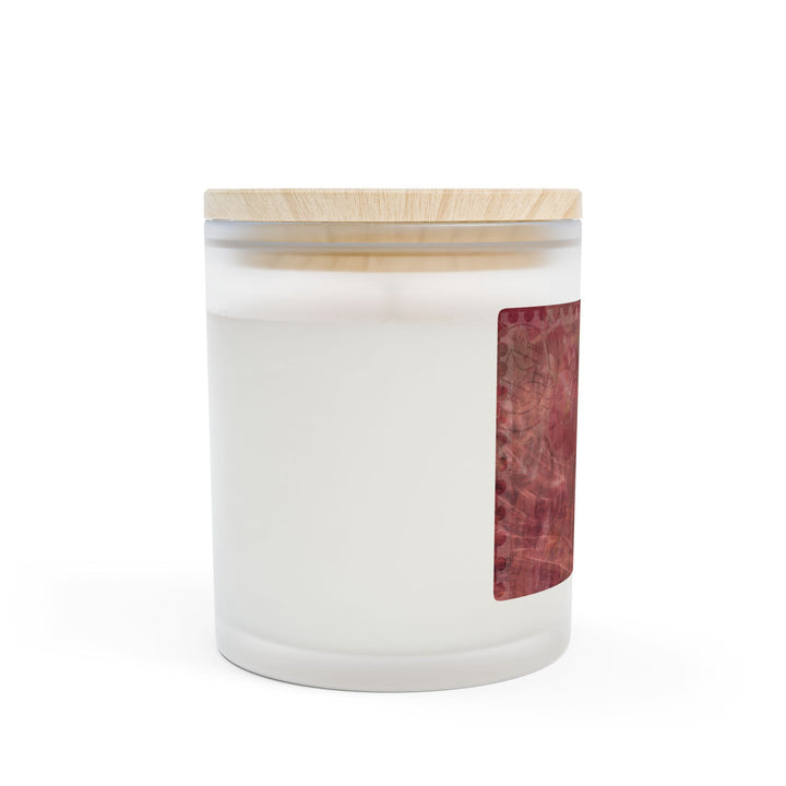 Crimson Cask – Frosted Glass Candle 11oz (Cinnamon Chai)