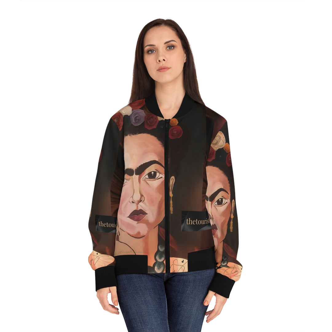 Frida by Aura – Midnight Muse Women’s Bomber Jacket product image from The Tourist Bag