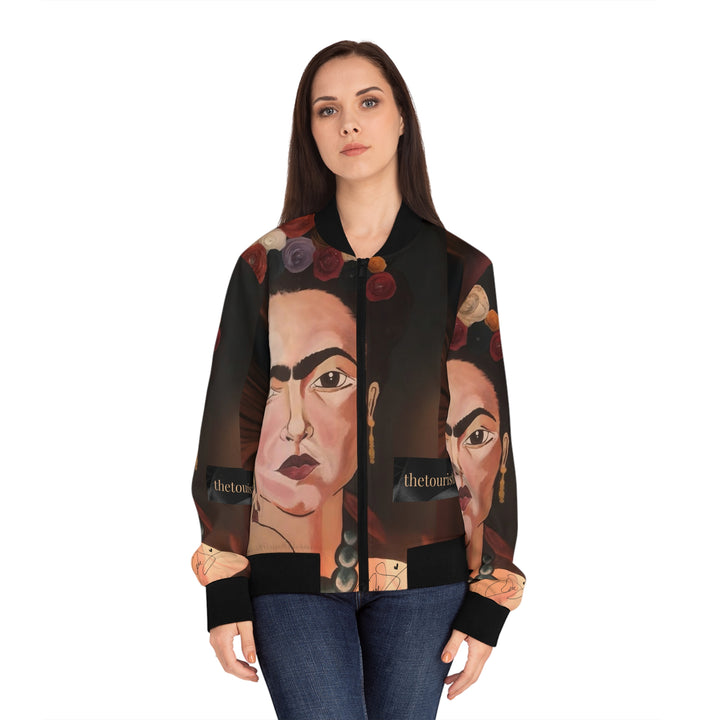 Frida by Aura – Midnight Muse Women’s Bomber Jacket product image from The Tourist Bag