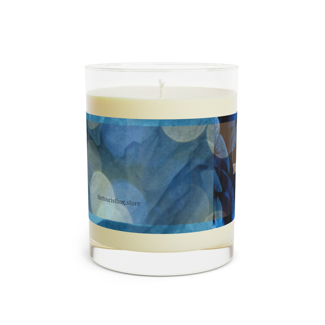 Sapphire Vows, Ocean Mist and Moss Scented Candle (Full Glass, 11oz)