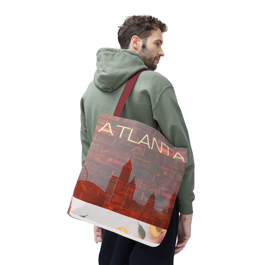 Atlanta Series, Brick & Bloom Tote Bag