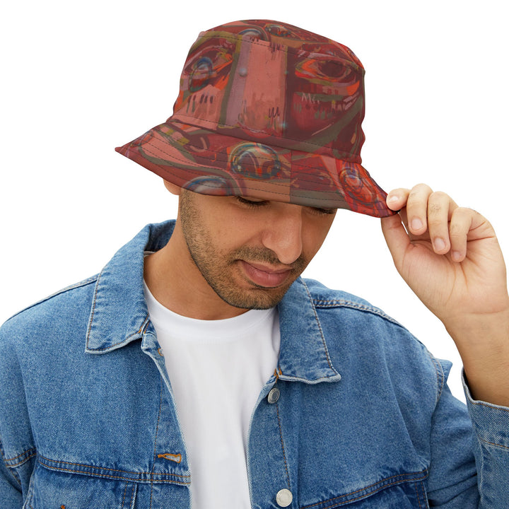 Red District Layers Bucket Hat product image from The Tourist Bag