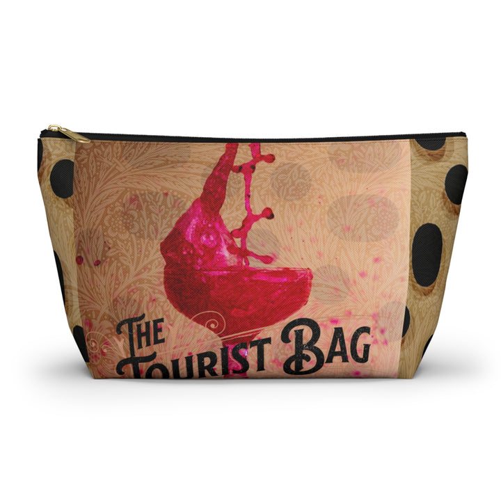 Crushed Bloom Wine-Inspired Accessory Pouch | Floral Vineyard Design