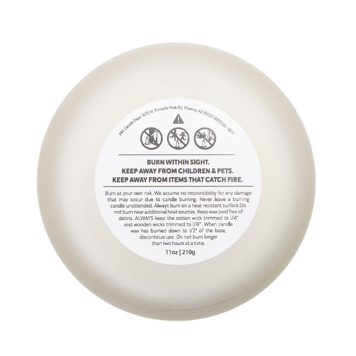 Stamped Syrah – Frosted Glass Candle 11oz (Lavender)