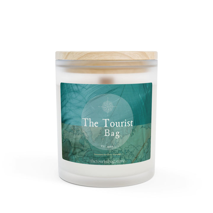 Seafoam Compass – Frosted Glass Candle 11oz