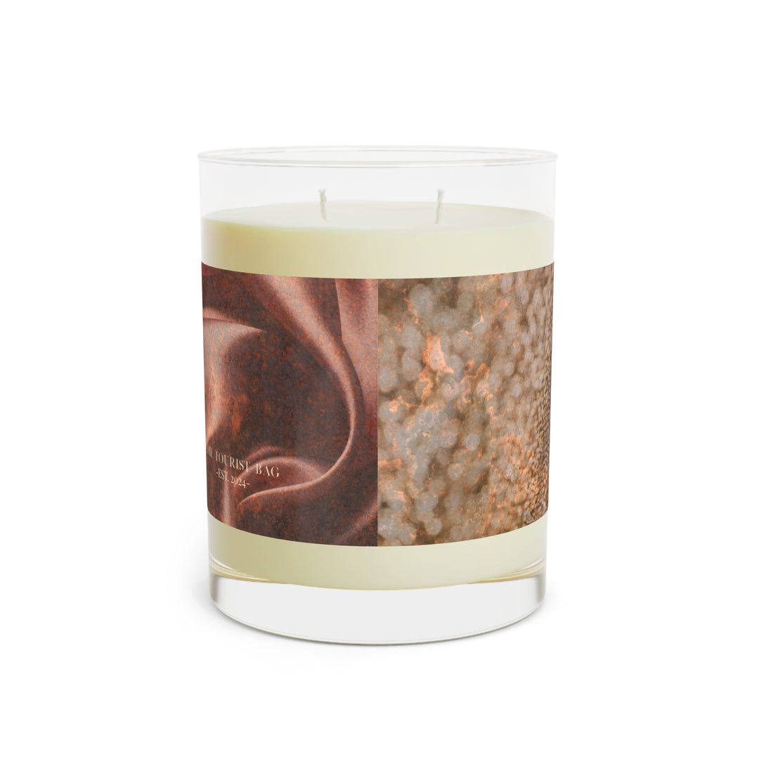 Rose Gold Vows, White Tea and Fig Scented Candle (Full Glass, 11oz)