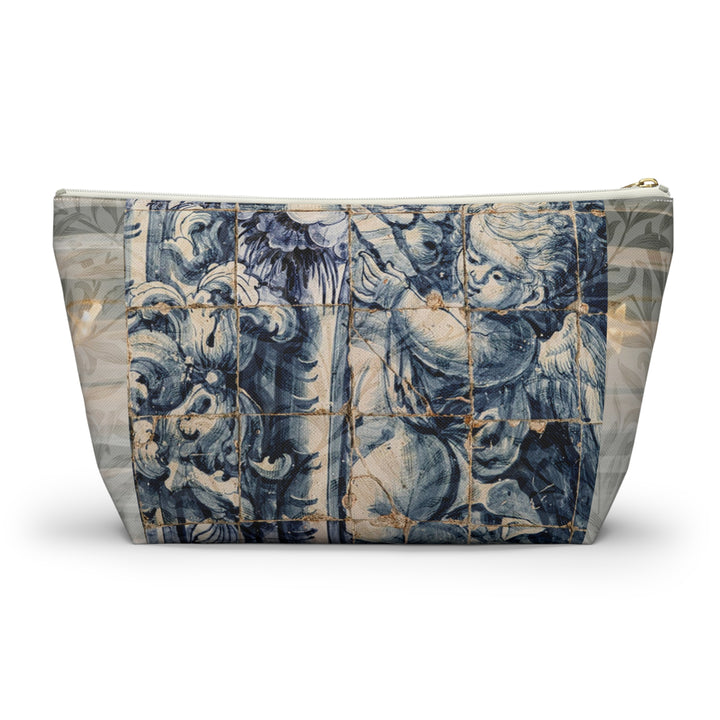 Azure Cherub Coastal Accessory Pouch w T-bottom (Large)