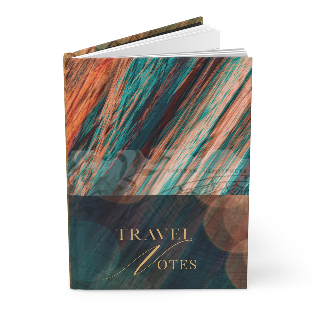 Ember Glow Hardcover Journal – Glamping Memory & Travel Notebook