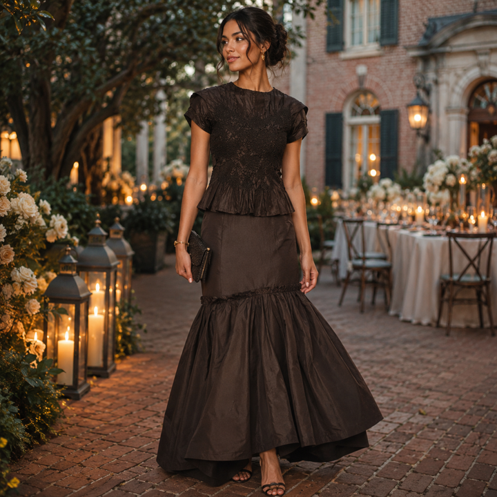 Chocolate Amour Couture Mermaid Skirt