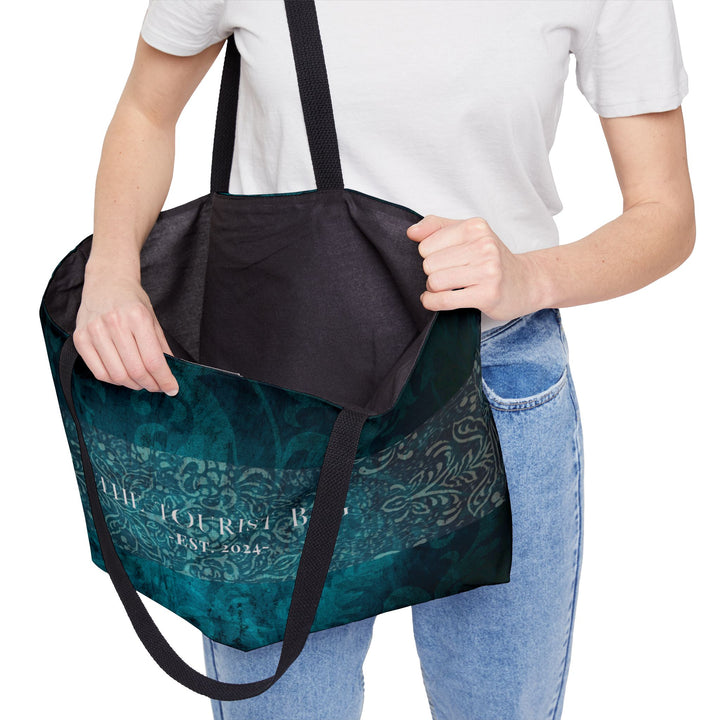 Midnight Lace Weekender Tote Bag