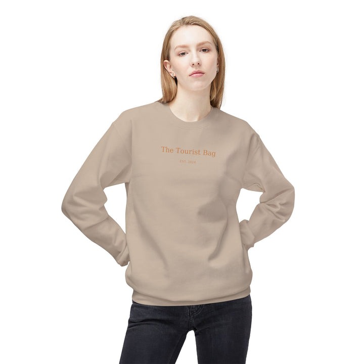 Desert Dreaming – Phoenix Edition — Unisex Midweight Softstyle Fleece Crewneck Sweatshirt (Sand)