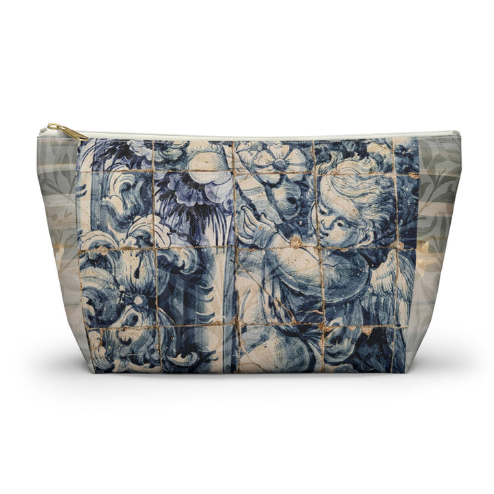 Azure Cherub Coastal Accessory Pouch w T-bottom (Large)