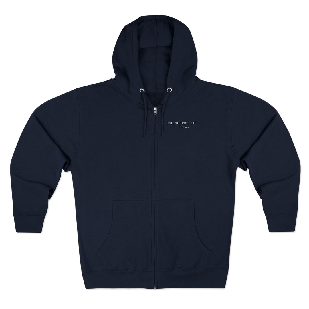 The Roamer’s Companion - Unisex Zip Hoodie (Navy)