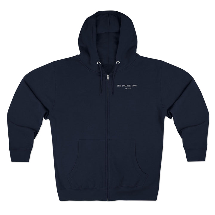The Roamer’s Companion - Unisex Zip Hoodie (Navy)