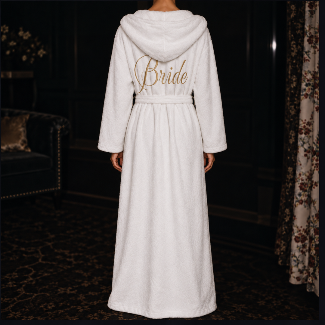 Bride Morning Hooded Robe