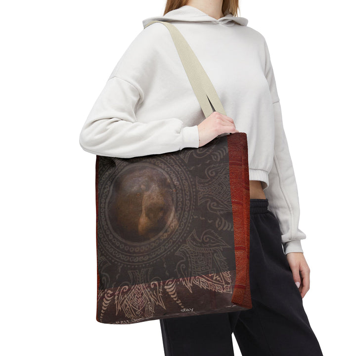 Gentle Roamer Bear Tote Bag – Nature Art Carryall  (18 x18)