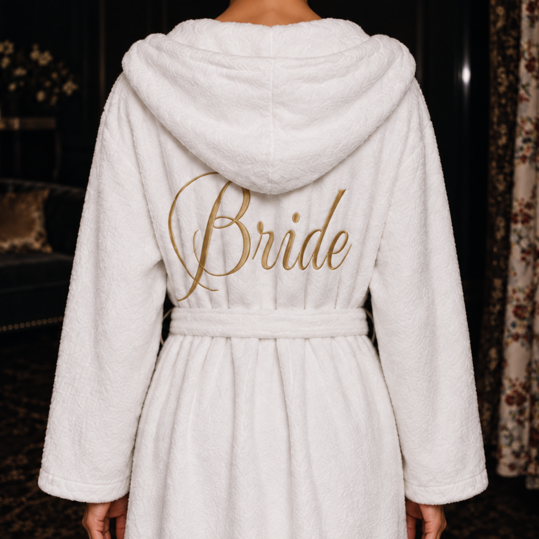 Bride Morning Hooded Robe