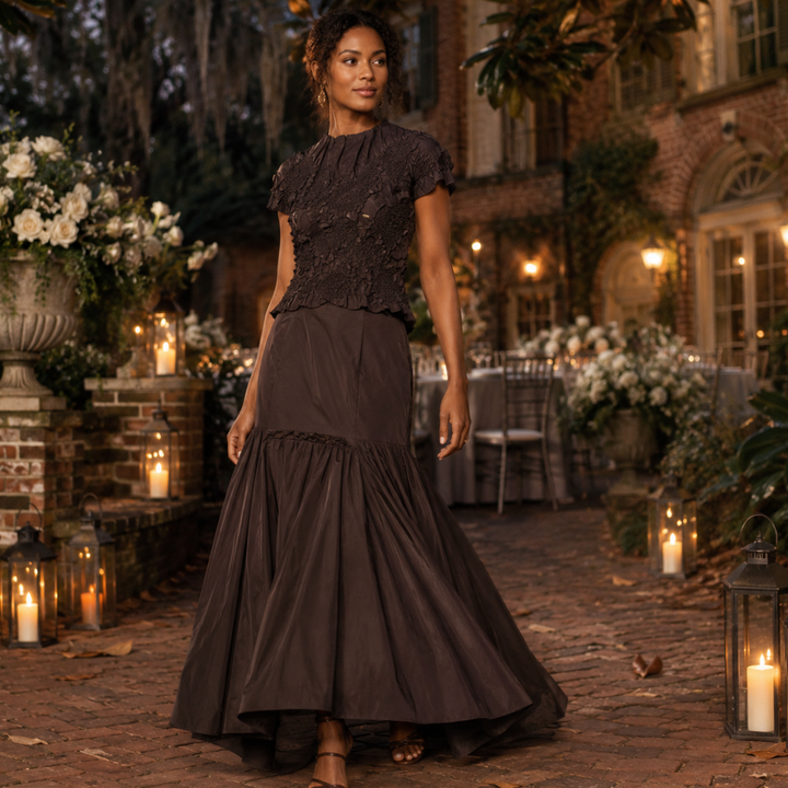 Chocolate Amour Couture Mermaid Skirt