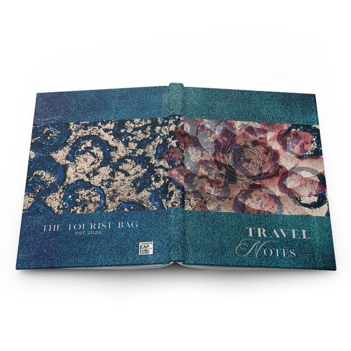 Midnight Luxe Hardcover Journal – Elegant Travel & Glamping Diary