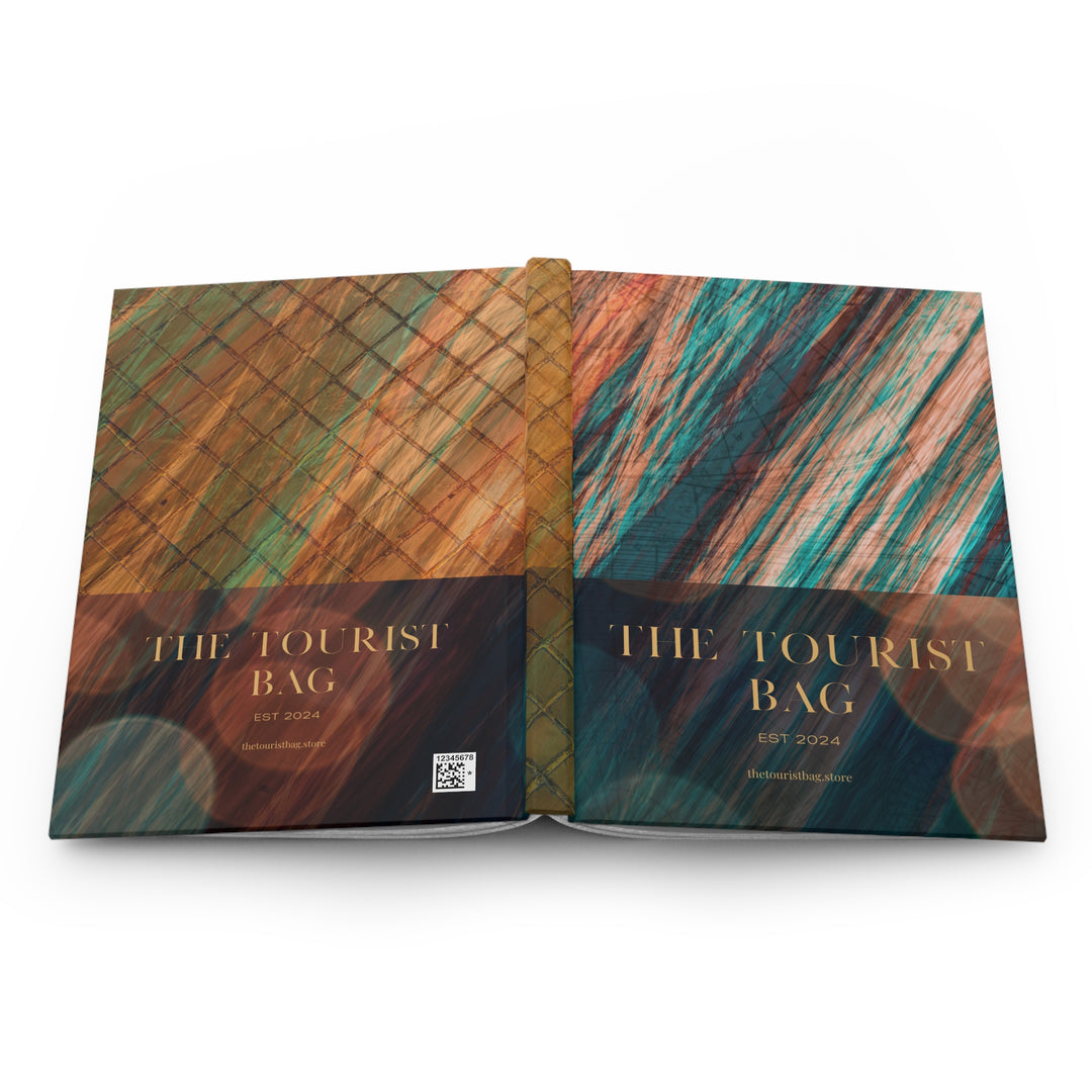 Ember Glow Hardcover Journal – Glamping Memory & Travel Notebook