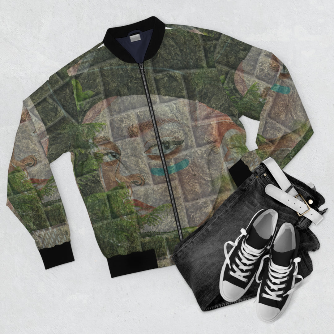 Urban Mosaic Muse - Bomber Jacket  (Mens)