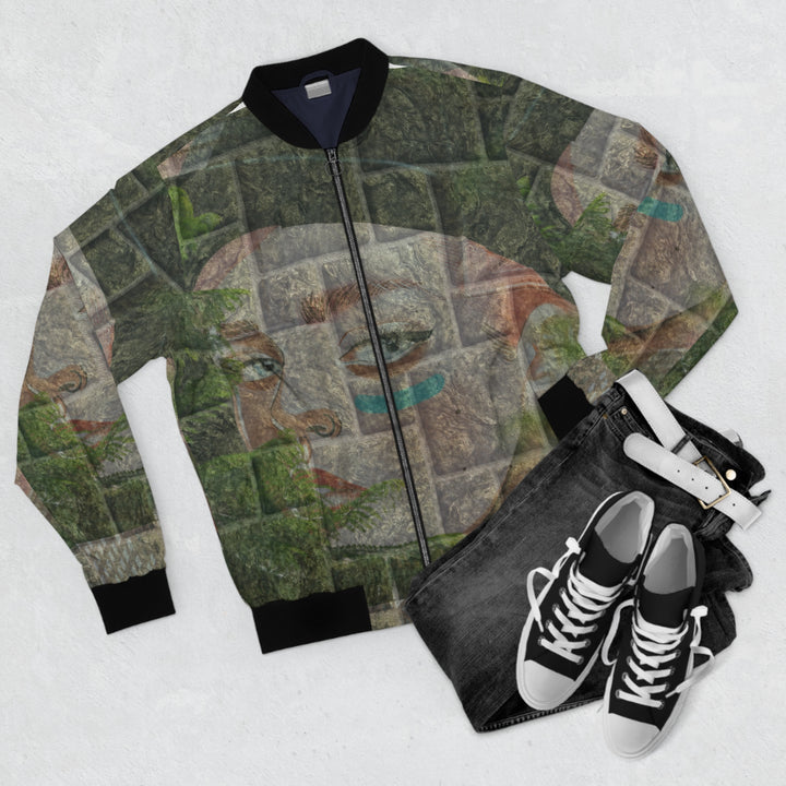 Urban Mosaic Muse - Bomber Jacket  (Mens)