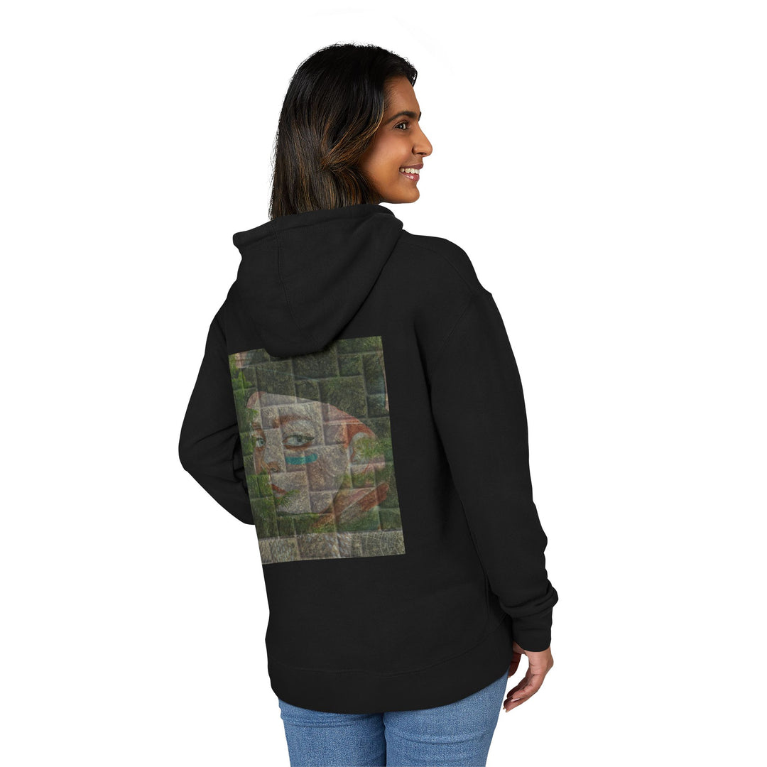 Urban Mosaic Muse - French Terry hoodie