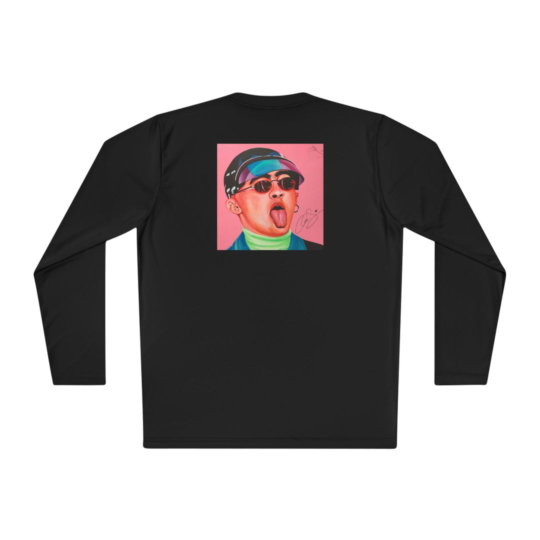Signature Portrait Unisex Lightweight Long Sleeve Tee (Inspired Bad*Bunny)