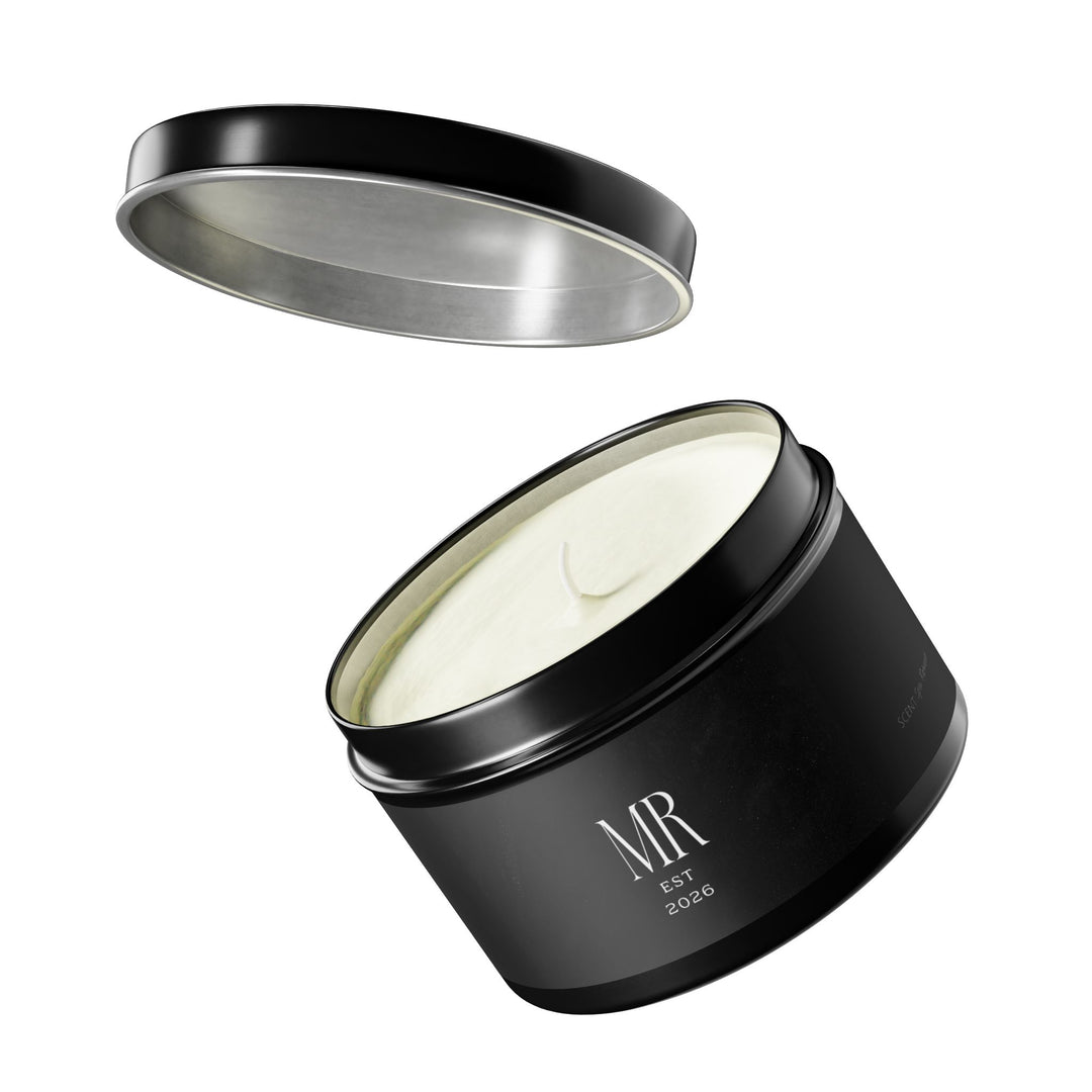 Midnight Union Groom Candle  —  Mr Est 2026 Spa Retreat Scent