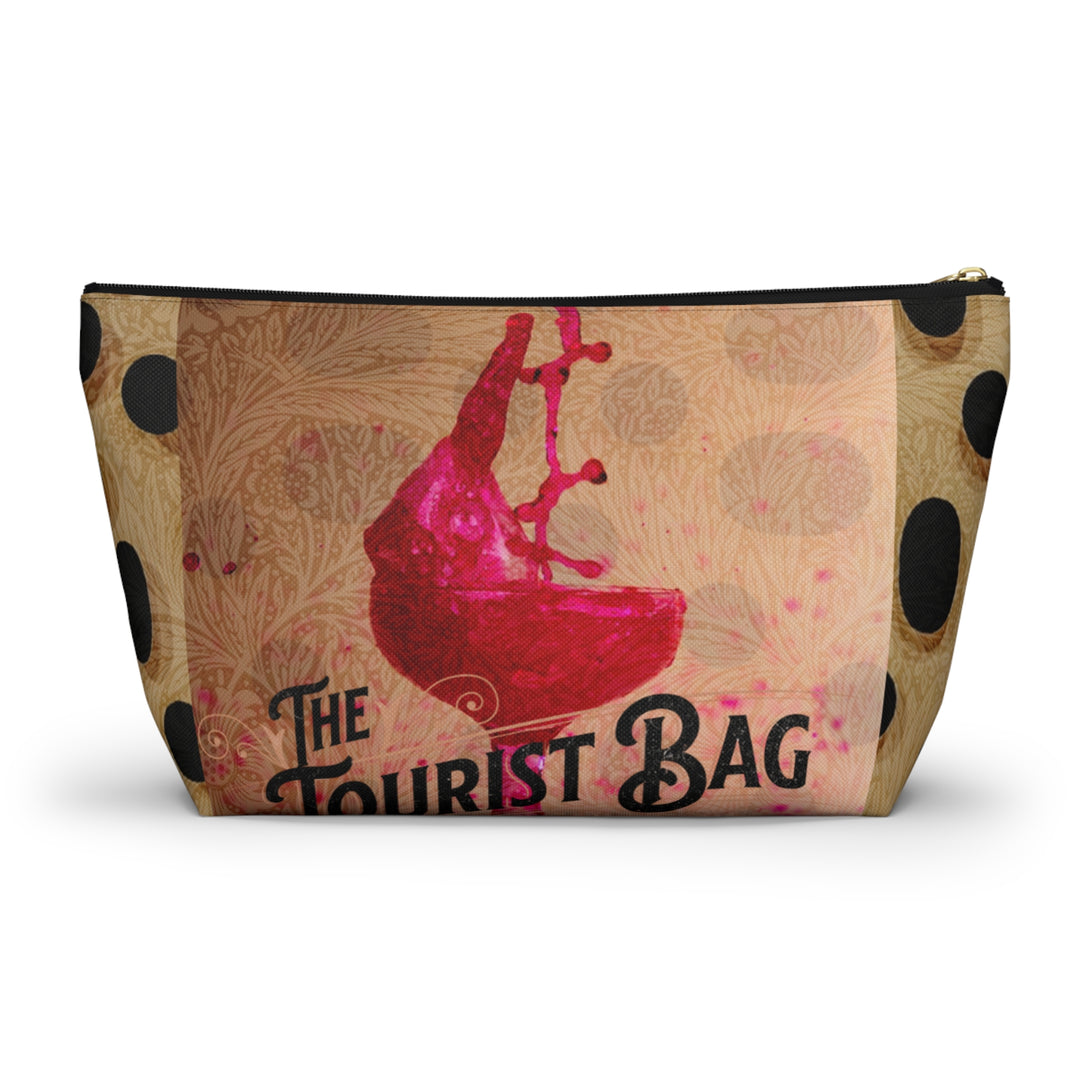 Crushed Bloom Wine-Inspired Accessory Pouch | Floral Vineyard Design