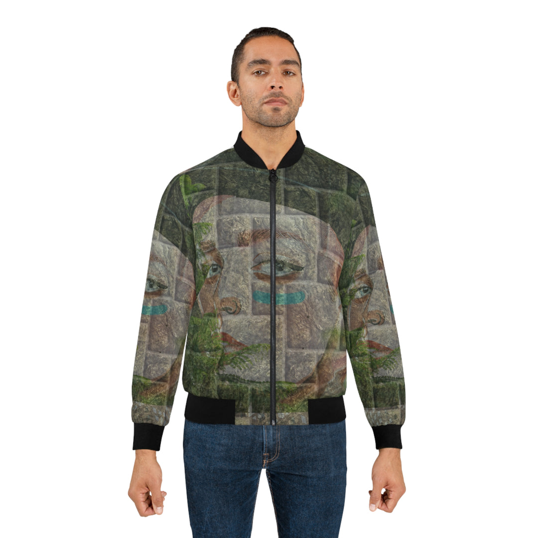 Urban Mosaic Muse - Bomber Jacket  (Mens)