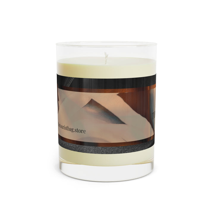 Champagne Whispers, White Tea & Fig ScentedScented Candle (Full Glass, 11oz)