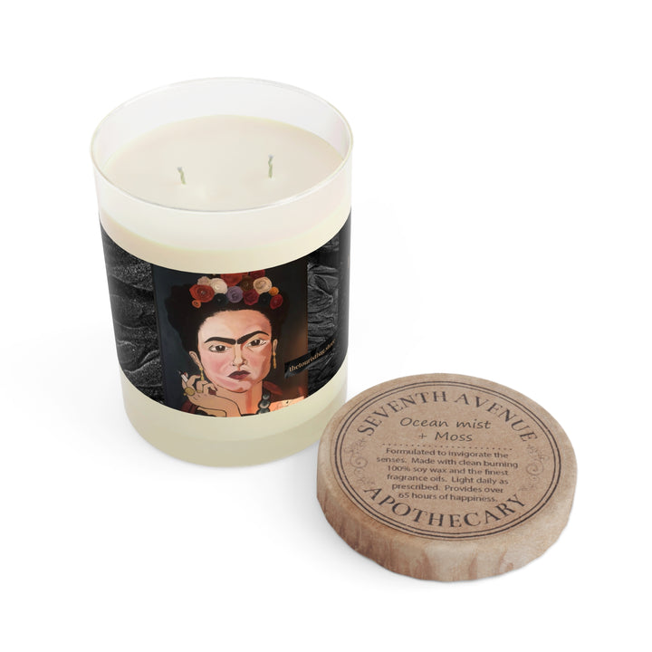 Frida by Aura – Ash & Bloom Candle - Full Glass, 11oz