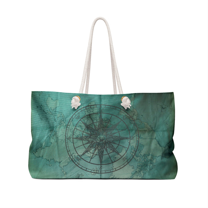Seafoam Compass – Weekender Bag